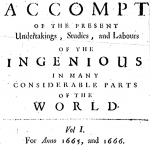 Philosophical Transactions Vol 1