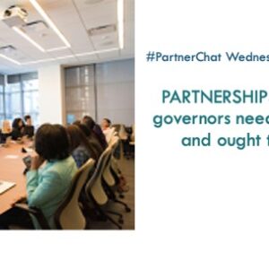 Webinar recording: Partnerships & Governors